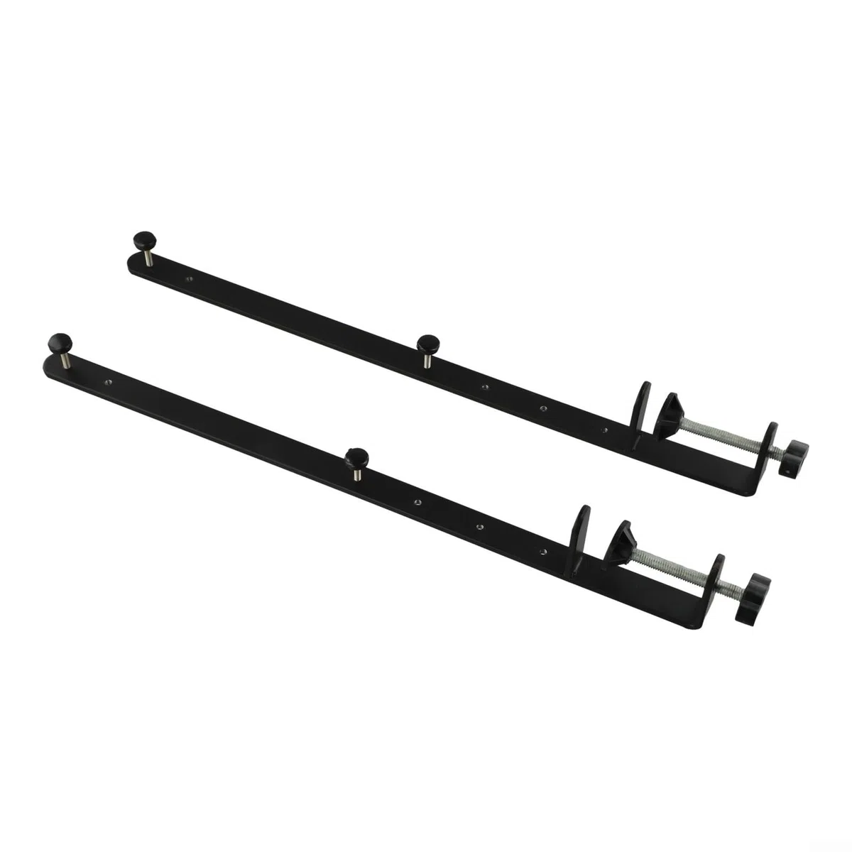 2 x verlängerte Metall-Schreibtischklemme. Stecktafel-Befestigungshalterung, Schreibtisch-Organisationshalter für Büro, Gaming, Wohnzimmer, Küche