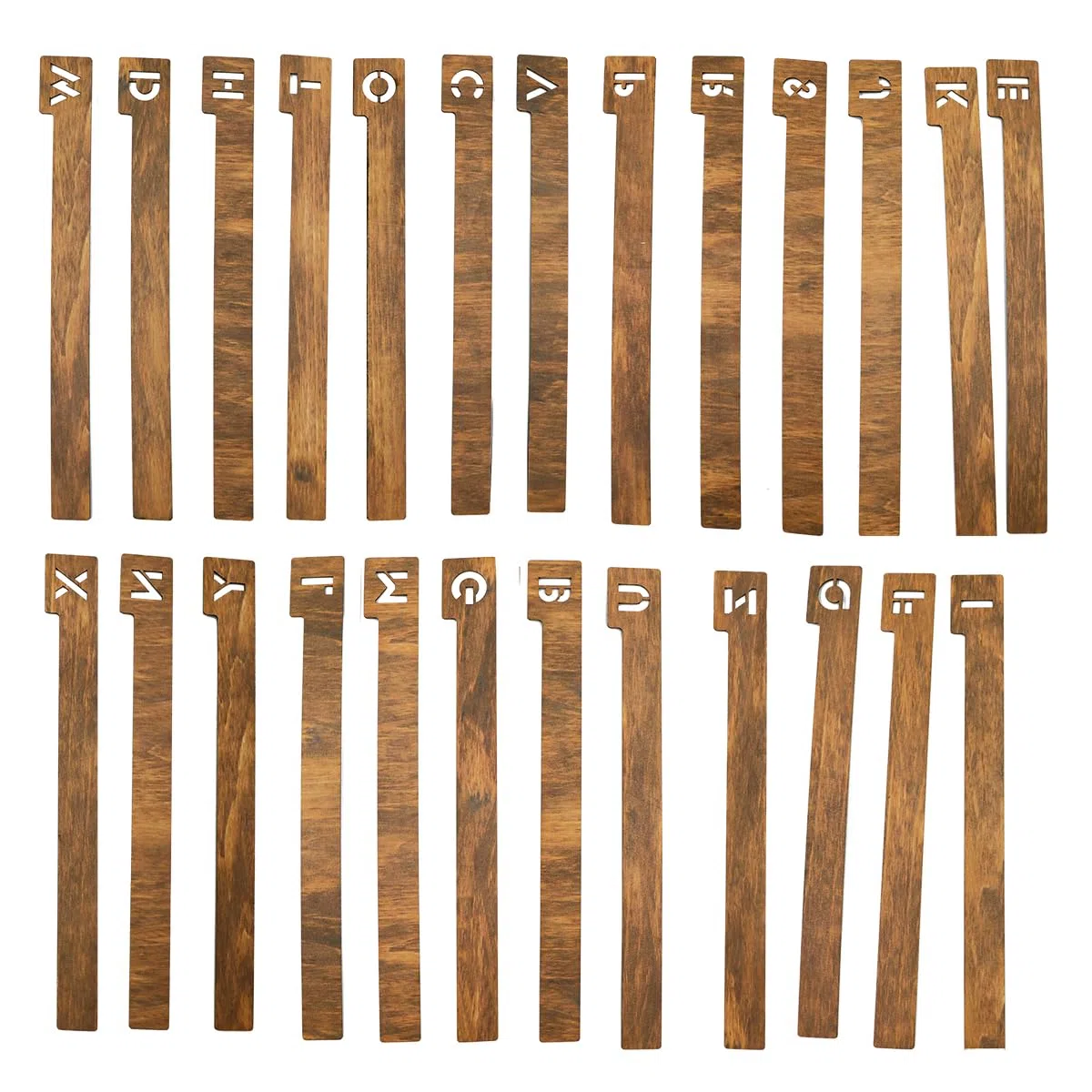 26 Stück A-Z Schallplattenteiler, Holzteiler-Registerkarten, alphabetische Aufbewahrung, horizontale und vertikale Schallplattenhalter-Organizer-Anleitungen