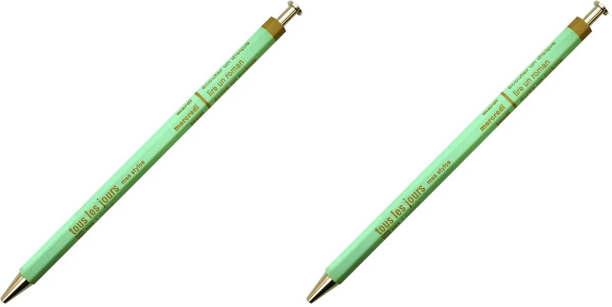 MARK´S Ballpoint Pen Days, Mint (Packung mit 2)