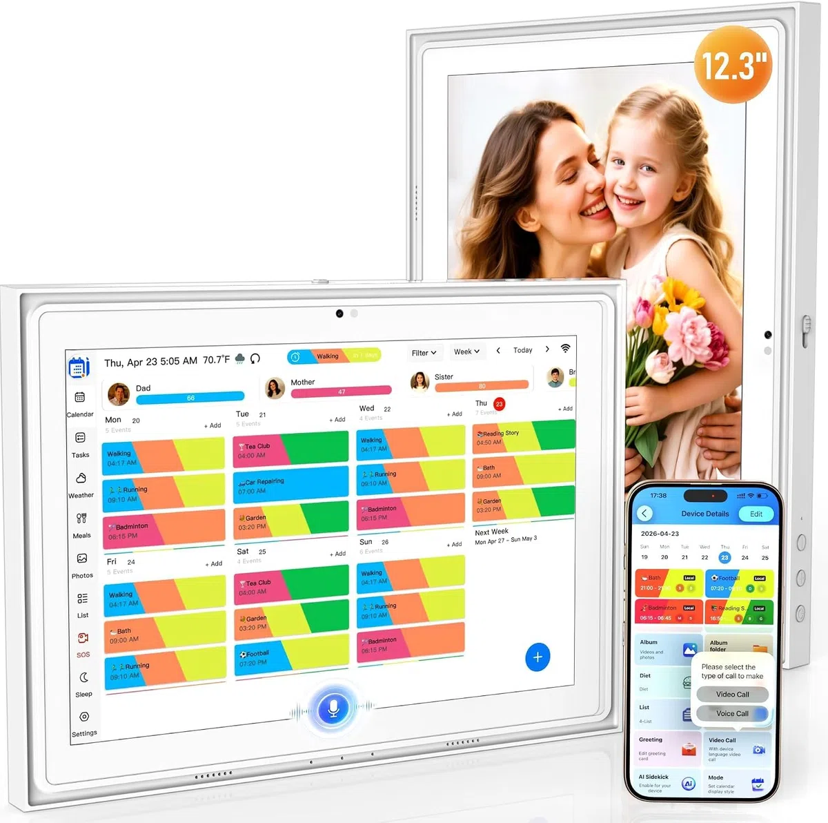 Kalender Wandplaner 2026-2027 für Familienpläne (Aschweiß)