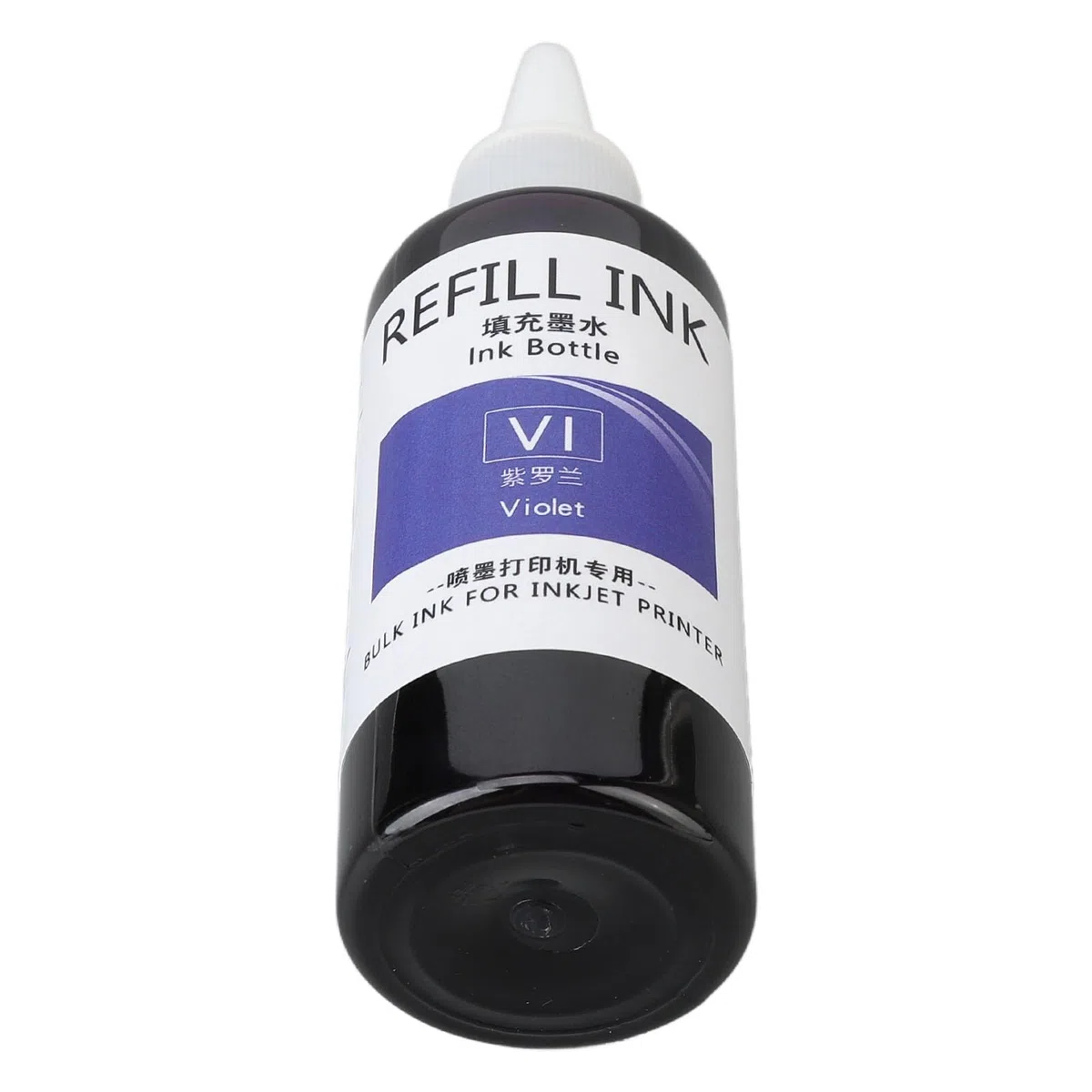 Ei-Stempeltinte, Multifunktionaler, Farbechter Stempel-Nachfülltinten-Spitzenapplikator, 100 Ml, Hochrein, Schnell Trocknend, für die Schule (PURPLE)