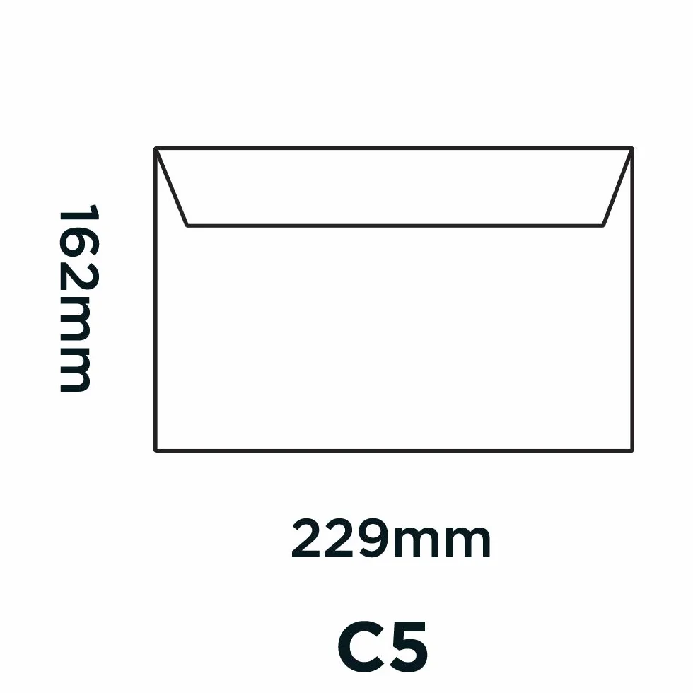 Blake Premium Business 36707 Briefumschläge Haftklebung Diamant Weiß Glättend C5 162 x 229 mm - 120g/m² | 500 Stück