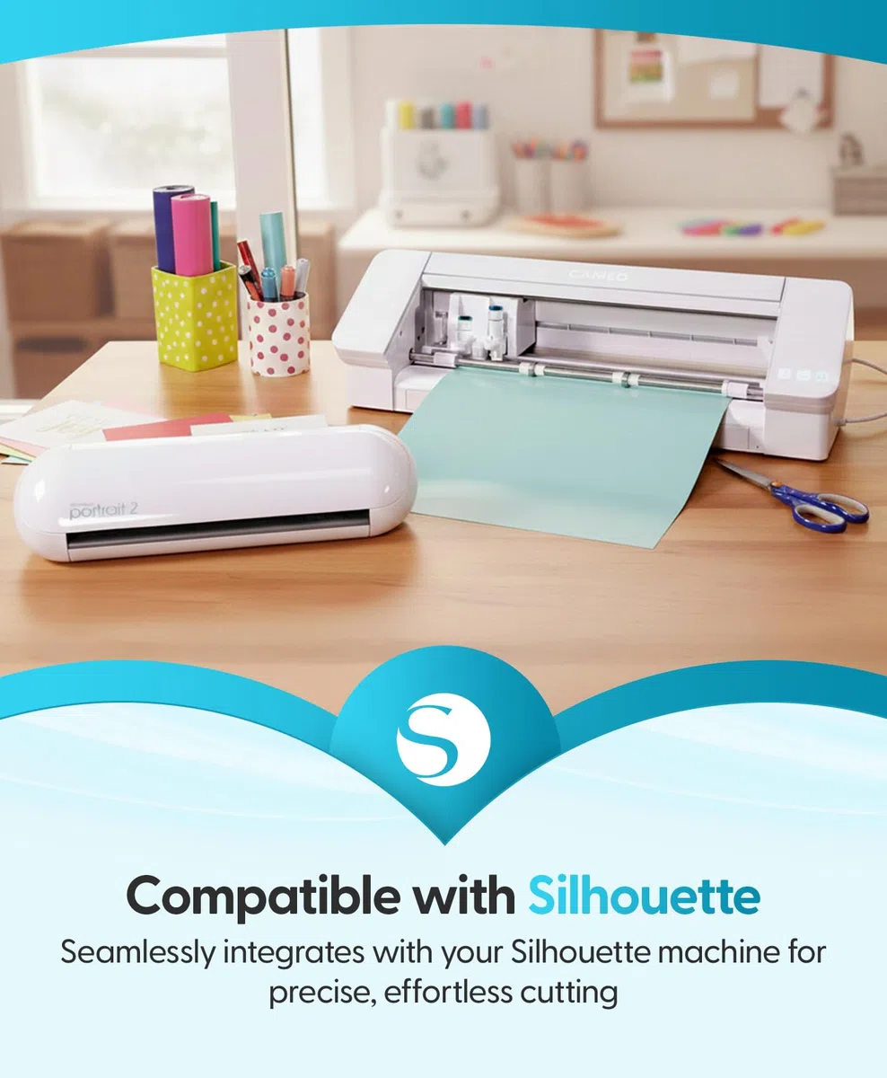 Silhouette America SILH-BLADE-PREM SIL Premium Messer für hobbyplotter mit bis zu dreifacher Lebendauer für Schneideplotter, Weiß