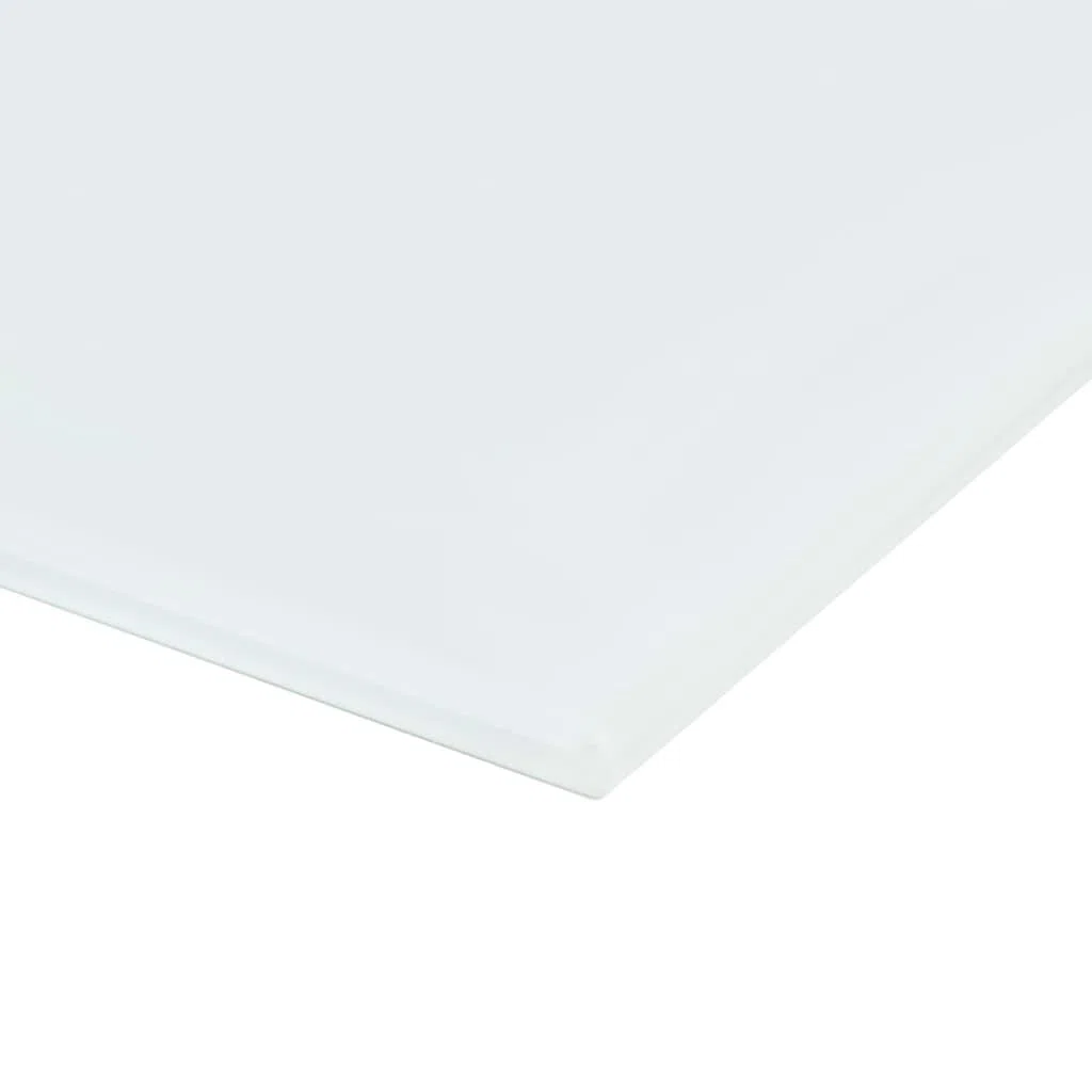 Magnettafel Wandmontage Glas 50x30 cm weiß Trockenlöschtafel magnetisch beschreibbar mit Stift und Magneten für Büro Schule Homeoffice Meeting Memoboard