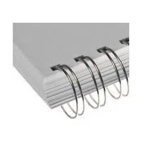 RENZ 320690623 Drahtkamm-Bindeelemente, Silber, 6.9 mm