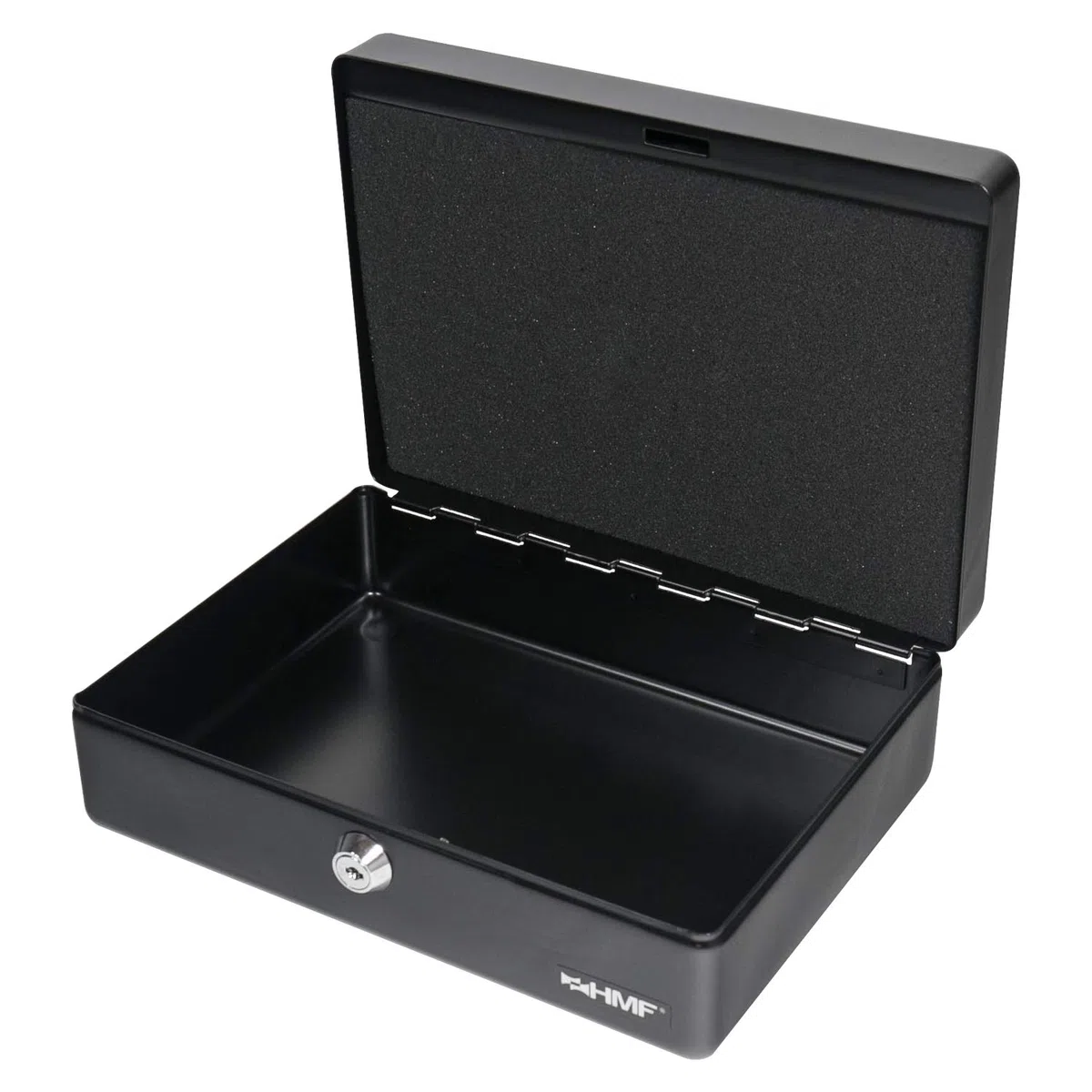 HMF 208-02 Geldkassette Euro-Münzbrett 25 x 18 x 9 cm, schwarz