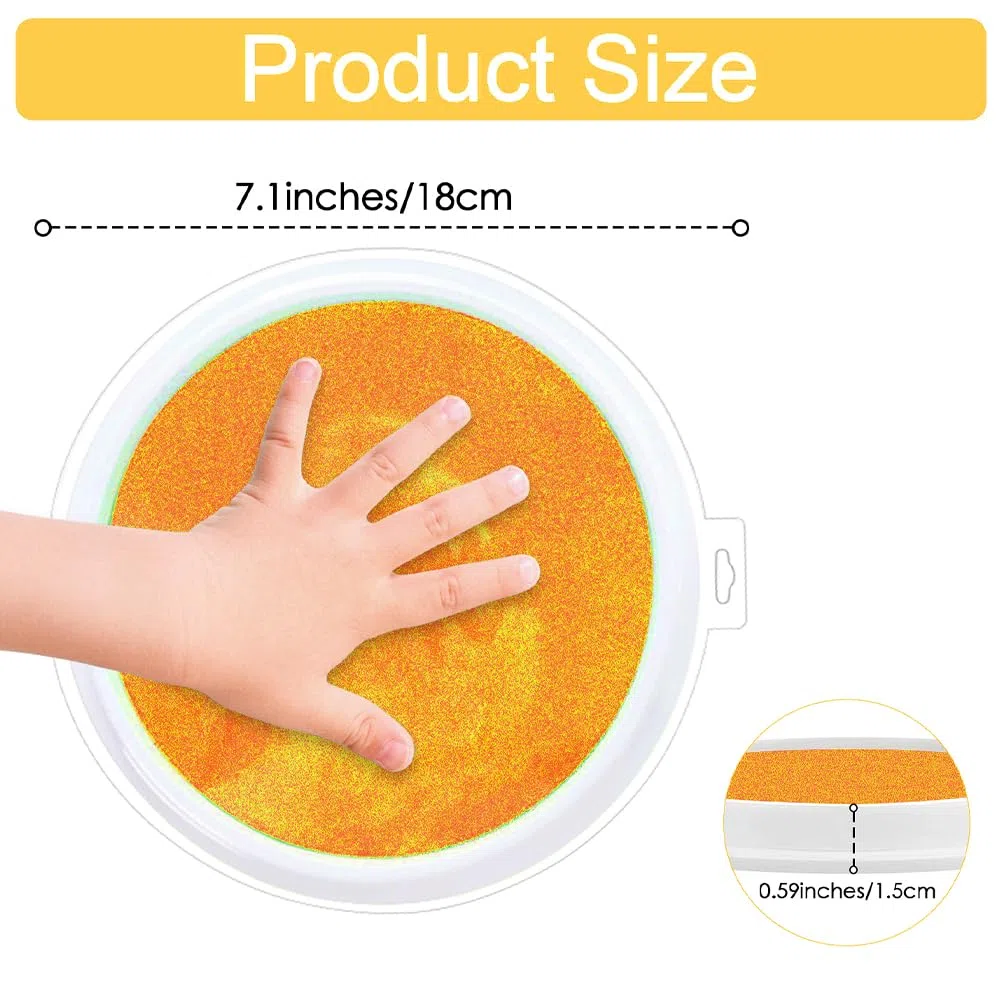 10pcs Groß Stempelkissen Bunt, Fingerstempel Fingerabdruck Set，Abwaschbar Embossing Fingerstempelfarbe Ink Pad für Kartenherstellung Scrapbooking Stempelzubehör
