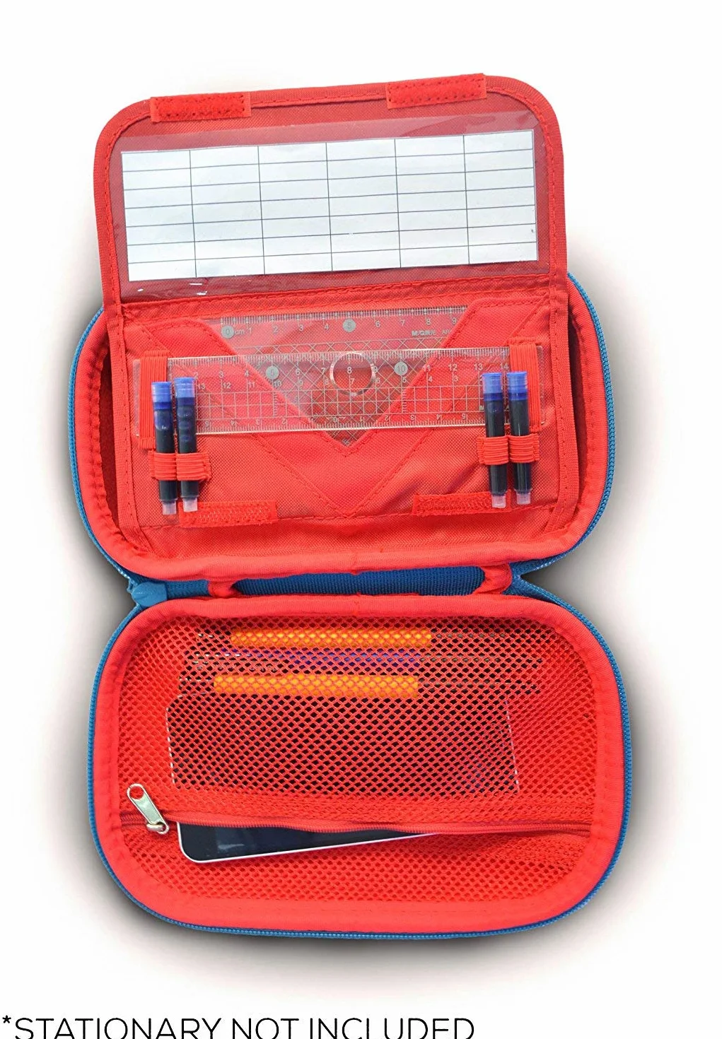 ZIPIT Wildlings Federmäppchen für Jungen, Großes Mäppchen für die Schule, Organizer-Etui für Kinder, Federmappe Schwarz