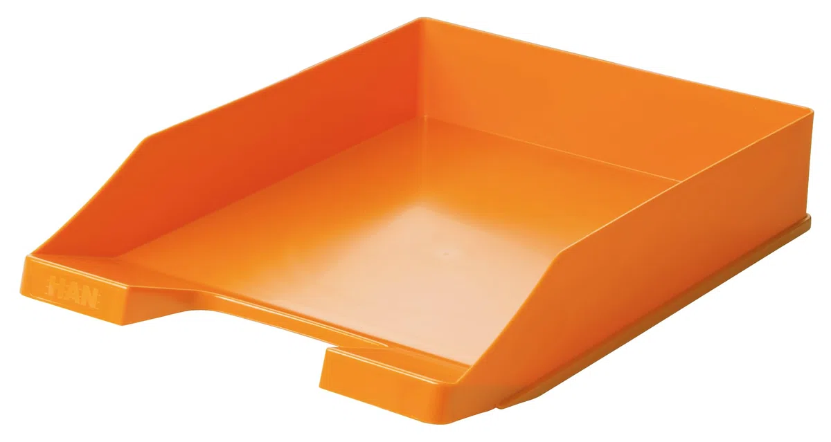 HAN 1027-X Briefablage Klassik, DIN A4/C4, stapelbar, stabil, modern (Sortiert | Trendfarben, 5er Pack)