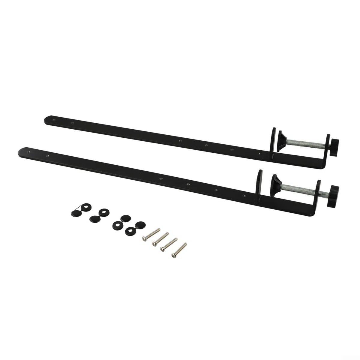 2 x verlängerte Metall-Schreibtischklemme. Stecktafel-Befestigungshalterung, Schreibtisch-Organisationshalter für Büro, Gaming, Wohnzimmer, Küche
