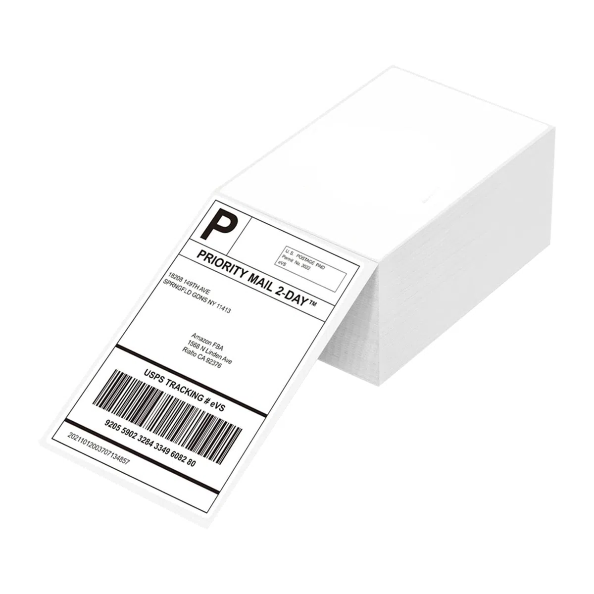 FungLam Thermopapier Versandetiketten, 4x6 DHL Etiketten, (102 x 152 mm 500 Stück) Wasserfester Versandaufkleber, BPA/BPS-frei