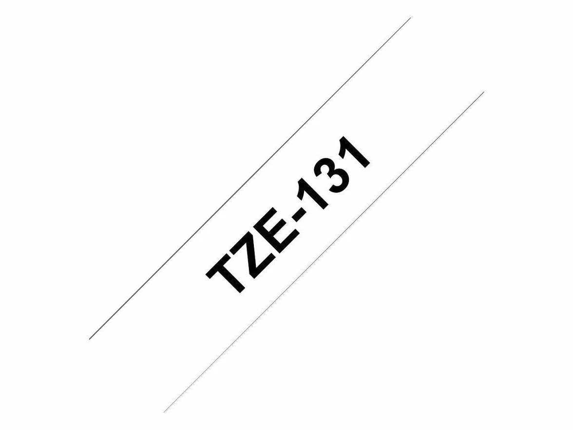 Brother Original P-touch Schriftband TZe-241, Schwarz auf Weiß, 18 mm x 8 m