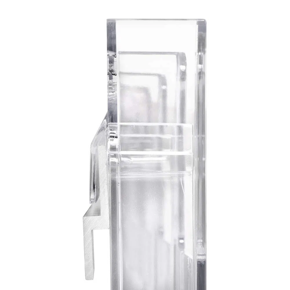 Wandprospekthalter mit 20 Fächern für DIN Lang (99x210mm) transparent