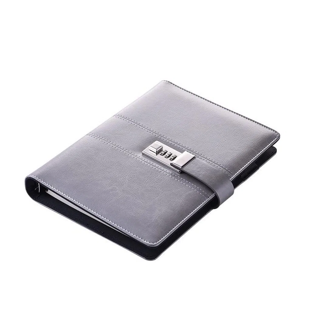 A5-Binder, Spiral-Notizbücher und Tagebuch mit Schloss, Passwort, Agenda, Büro, Business-Notizbücher, Schulbedarf (C A5)
