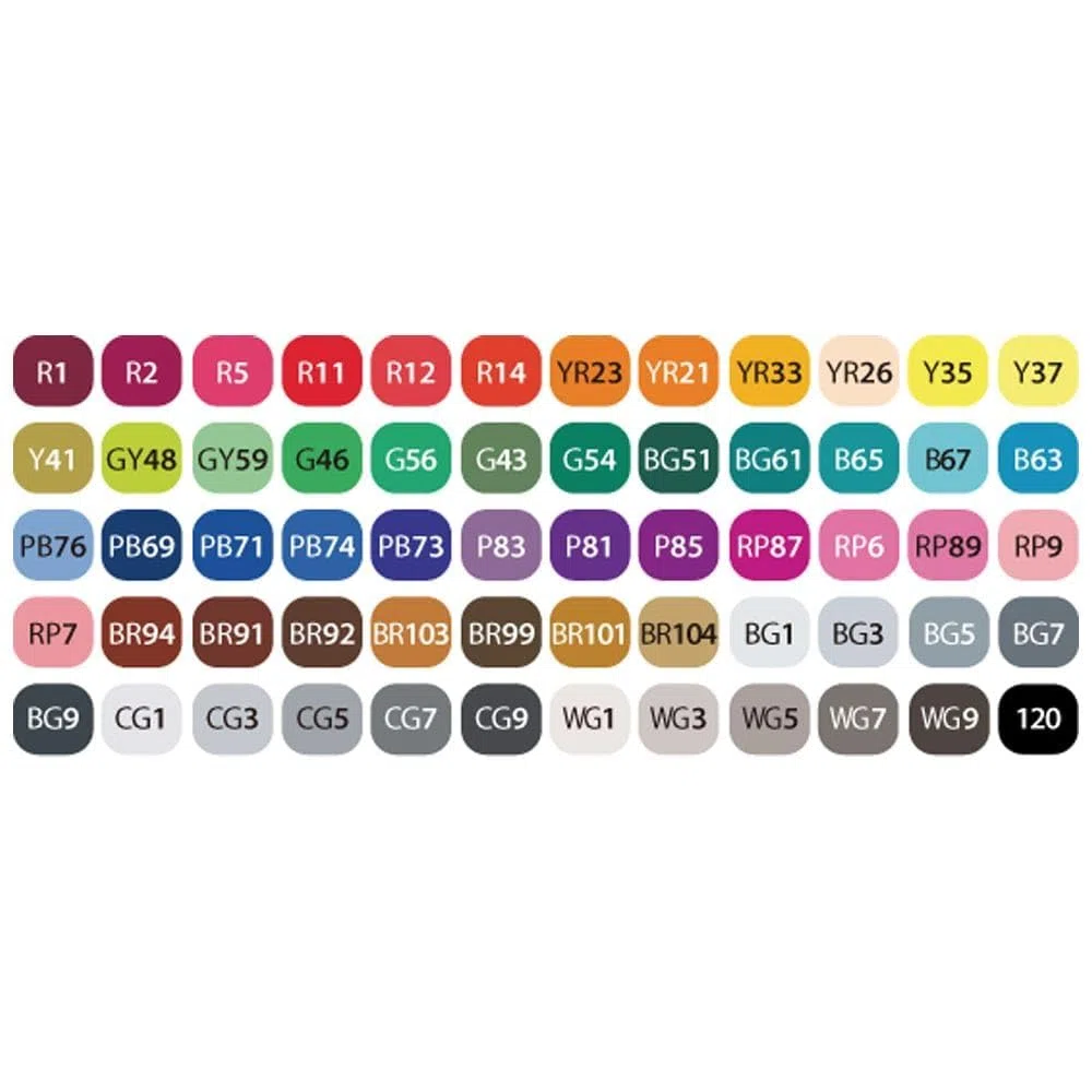 Touch Twin Marker 60er Set A Grafikmarker Designmarker