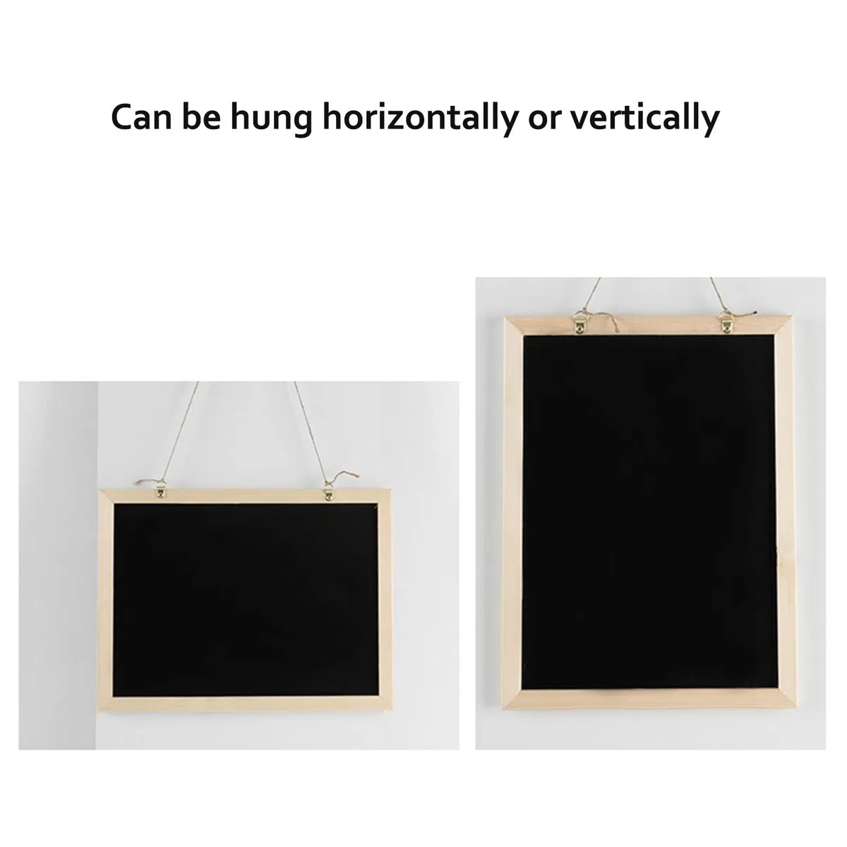 Magnetisches Tafelschild Mit Holzrahmen, Doppelseitige Tafel, Hängende Kreidetafel Für Küche, Geschäft, Restaurantmenü, Hochzeit (Size : 40 x 60 m)