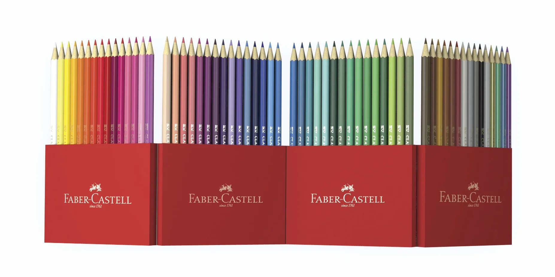 Faber-Castell 111260 - Buntstifte Set Castle, 60-teilig, hexagonal, bruchsicher, für Kinder und Erwachsene | Bruchsichere Farbstifte mit hoher Farbbrillanz und weicher Mine für Kinder und Erwachsene