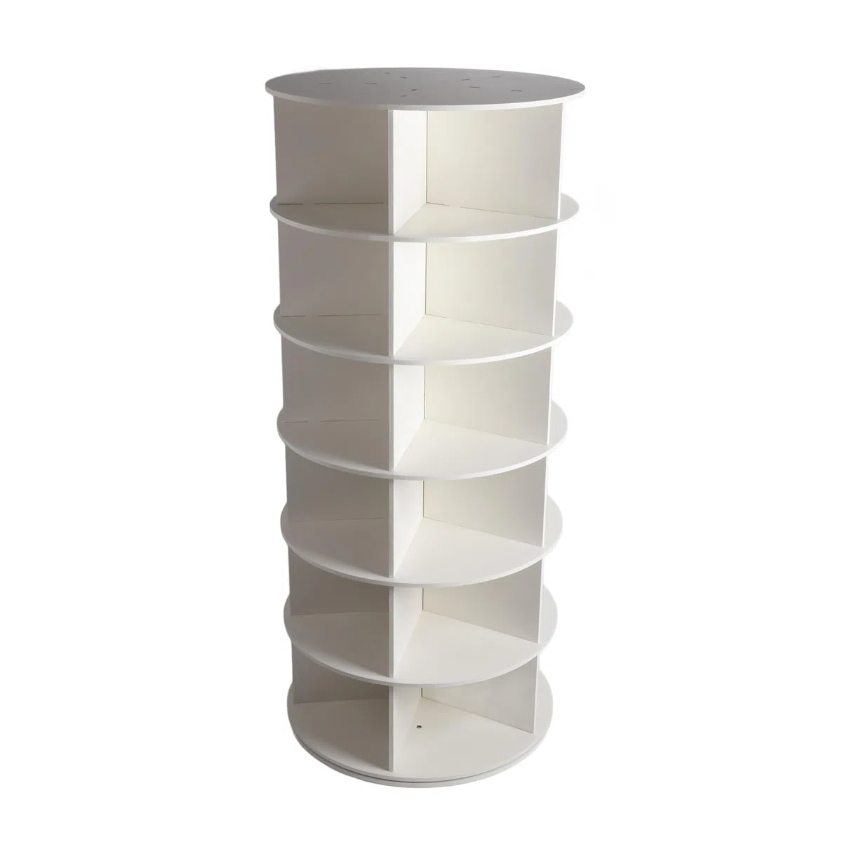 Cocoarm Drehbarer Schuhregal-Turm, 360 Grad PVC-Drehdesign (6 Schichten)