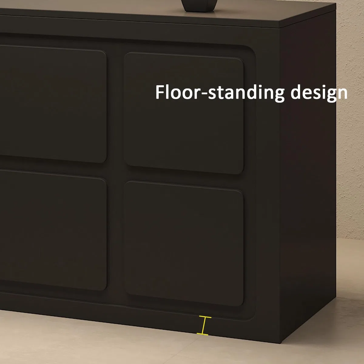 Empfangstheke, Thekenschreibtisch mit Abschließbaren Schubladen und Lagerschränken, Kassentheke Aus Holz, Einzelhandelskasse für Lobby, Salon, Zuhause, Büroschreibtisch(Beige,23.6in/60cm)