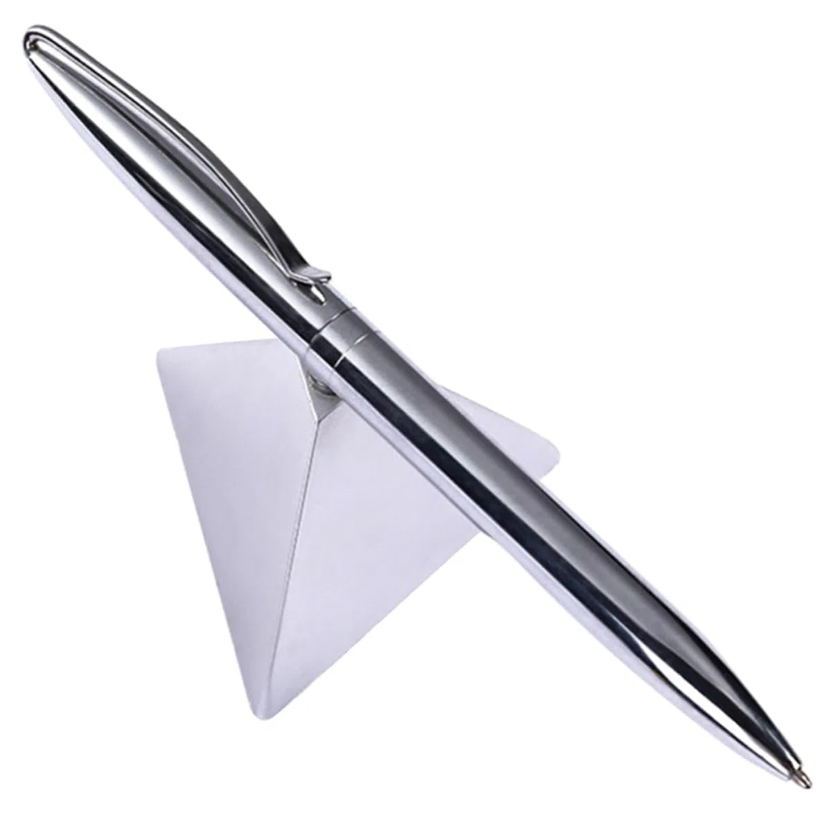 Artibetter Schwebender Signierstift mit Magnetischer Basis aus Metall für Büro Zubehör Schreibtisch und Schwarzer Kugelschreiber als Schreibtisch Zubehör im Modernen Design
