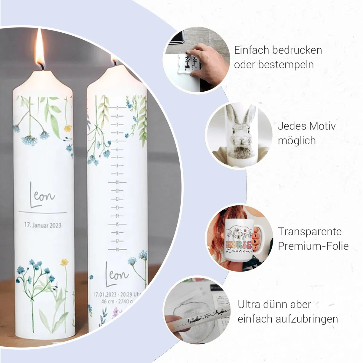 Bleiduck 20 Blatt Laser-Wasserschiebefolienpapier – Bedruckbar, A4-Format, Transparent, Hochwertige Druckergebnisse, Kein Klarlack erforderlich, Ideal für DIY-Projekte