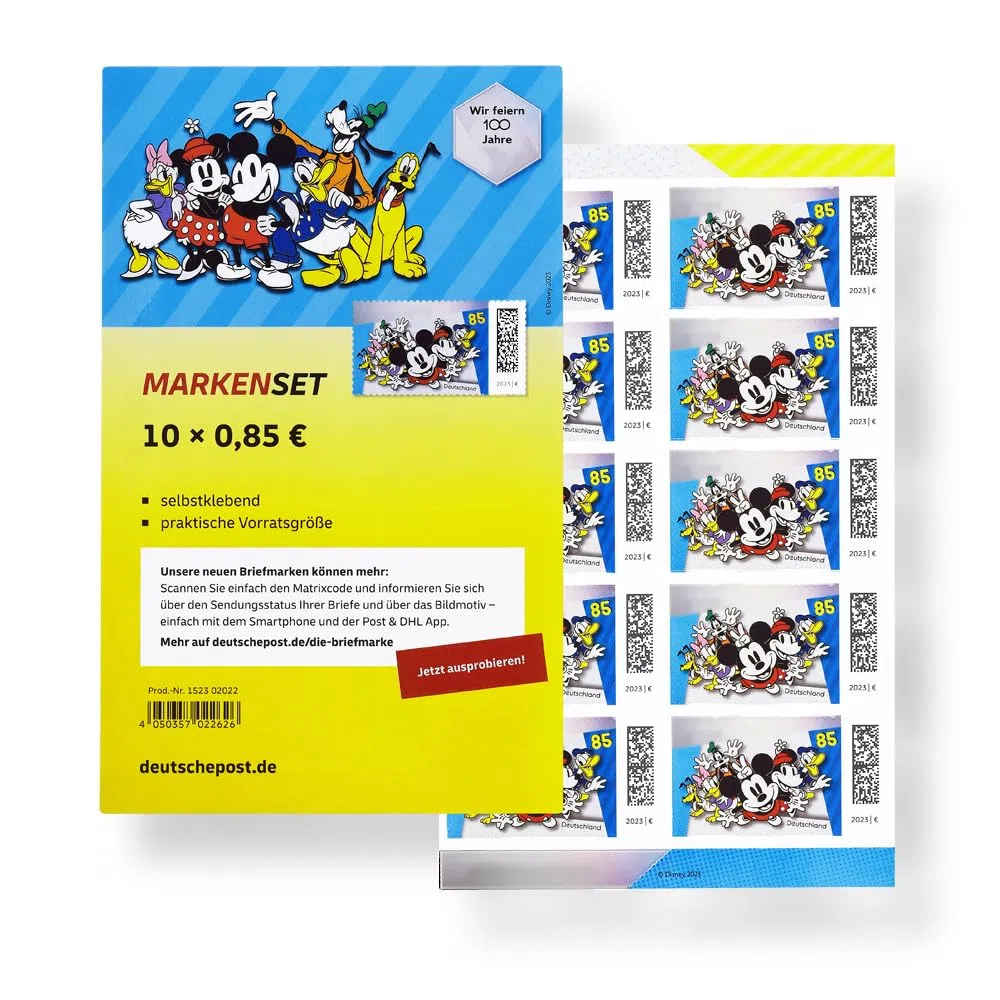 10 Stück 0,85 EUR 85 Cent postfrische selbstklebende Briefmarken | Frankaturware Markenset