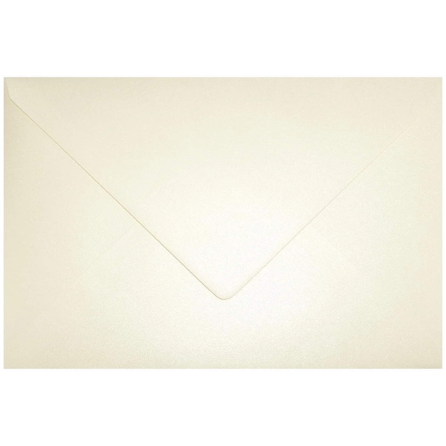 Netuno 25 Briefumschläge Perlmutt-Creme DIN C5 162x 229 mm 120g Aster Metallic Cream Perlmutt-Umschläge schön groß metallisch-glänzende Kuverts für Einladungs-Karten Hochzeitskarten