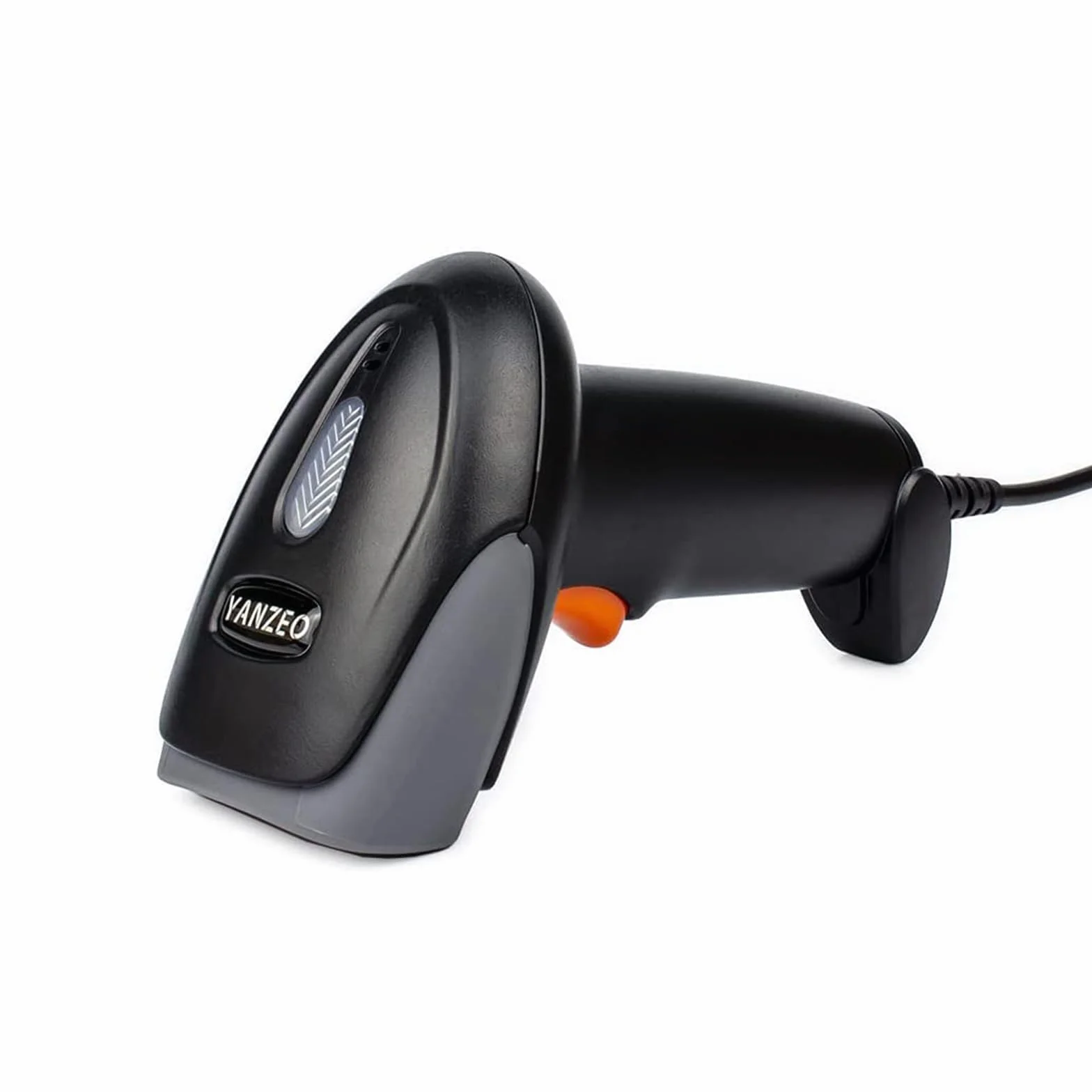 Yanzeo USB-Barcode-Scanner, CCD-Barcode-Scanner für Computer – Plug-and-Play, schnelles und genaues Scannen, für Bücher, Büro, Lager, Geschäft, 1D-Barcode-Lesegerät