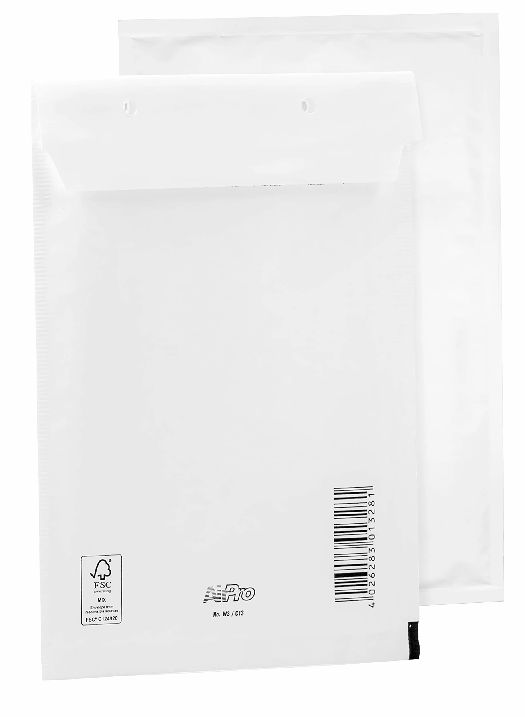 Bantex Satz mit 100 Luftpolsterumschläge Polsterumschlag Versandtaschen C3 (225 x 170 mm) 13/C, Weiß, Briefumschläge, Luftpolster Umschläge Taschen mit Selbstklebeverschluss