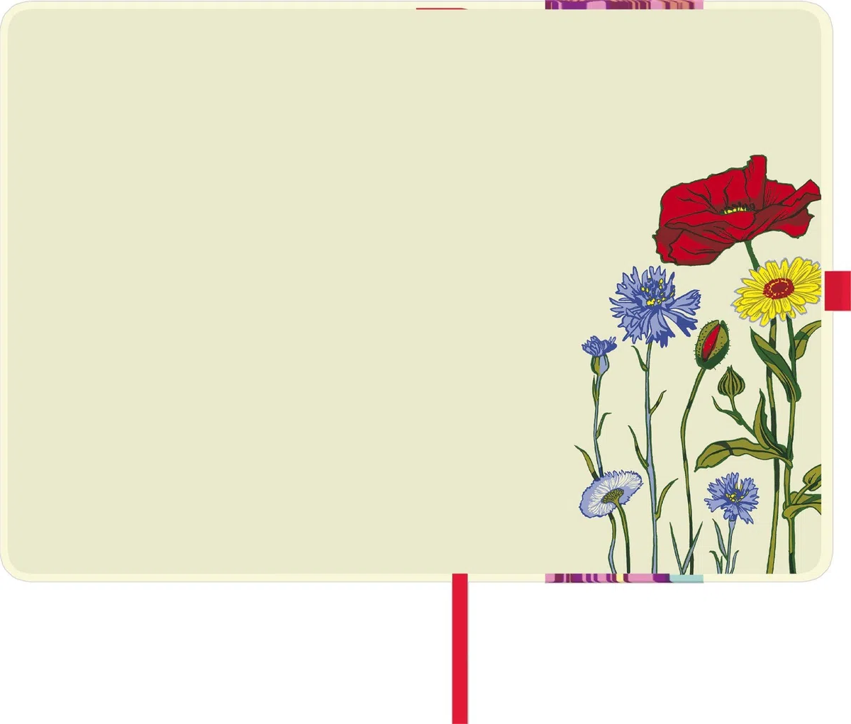 Kat Menschik - Notizkalender - Poppy 2027: Buchkalender 16x22 cm - Wochenplaner mit Leseband, Stifthalter, internationalen Feiertagen & Orga- und Notizteil für Kunstliebhaber & Blumenfans