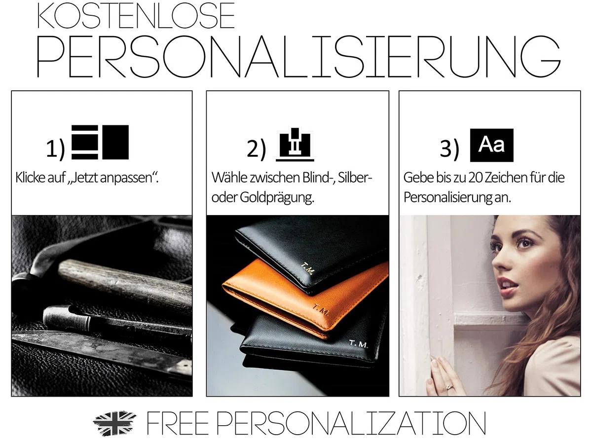 DELMON VARONE - Personalisierbare Tablet Schreibmappe DIN A4 aus Premium Manhattan Leder schwarz, Organizer Konferenzmappe mit Notizblock, Stifthalterung und Magnetlasche, Echtleder Geschäftsmappe