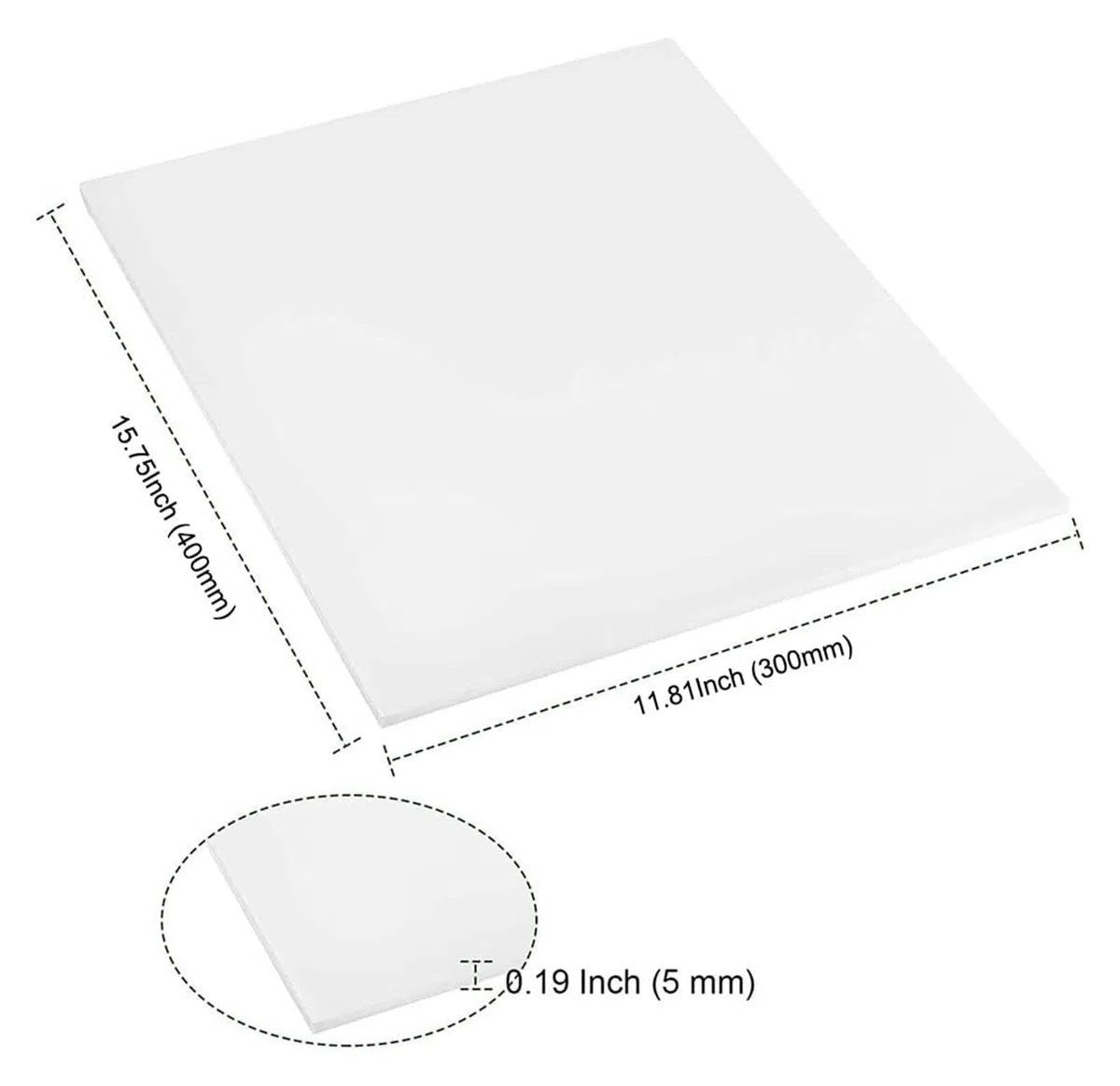 30er-Pack weiße Schaumstoffplatten, 300 x 400 x 5 mm dicke Polystyrol-Passepartoutplatten, weiße Poster-Schaumstoffplatten for Heimwerkerarbeiten, Handarbeiten, Modellieren, Fotomontage