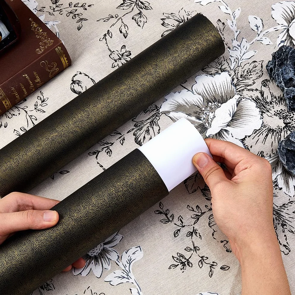 SUPERFINDINGS 2 Stück Papier Poster Rolle 35x6.5cm Zeichenversand Rolle Schwarze Bauzeichnungs Aufbewahrungsröhre Kalligrafie Malerei Röhre Zum Aufbewahren von Papier Kunst Karten Dokumenten