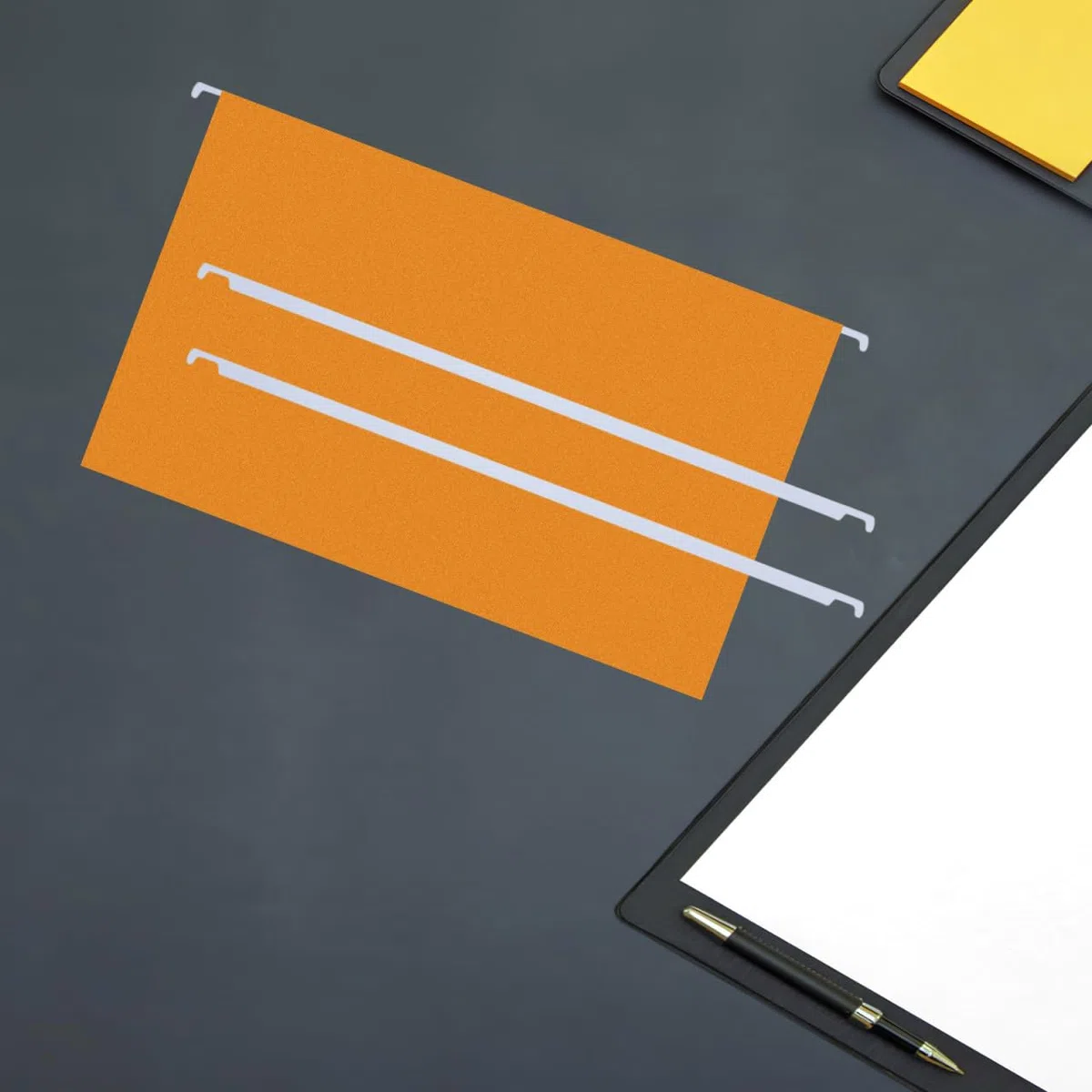 50 Stück Metall Hängeregisterleisten Weiß Robuste File Folder Frame Bars Langlebige Trennleisten für Büro Dokumenten Organizer Einfache Installation für Aktenrahmen