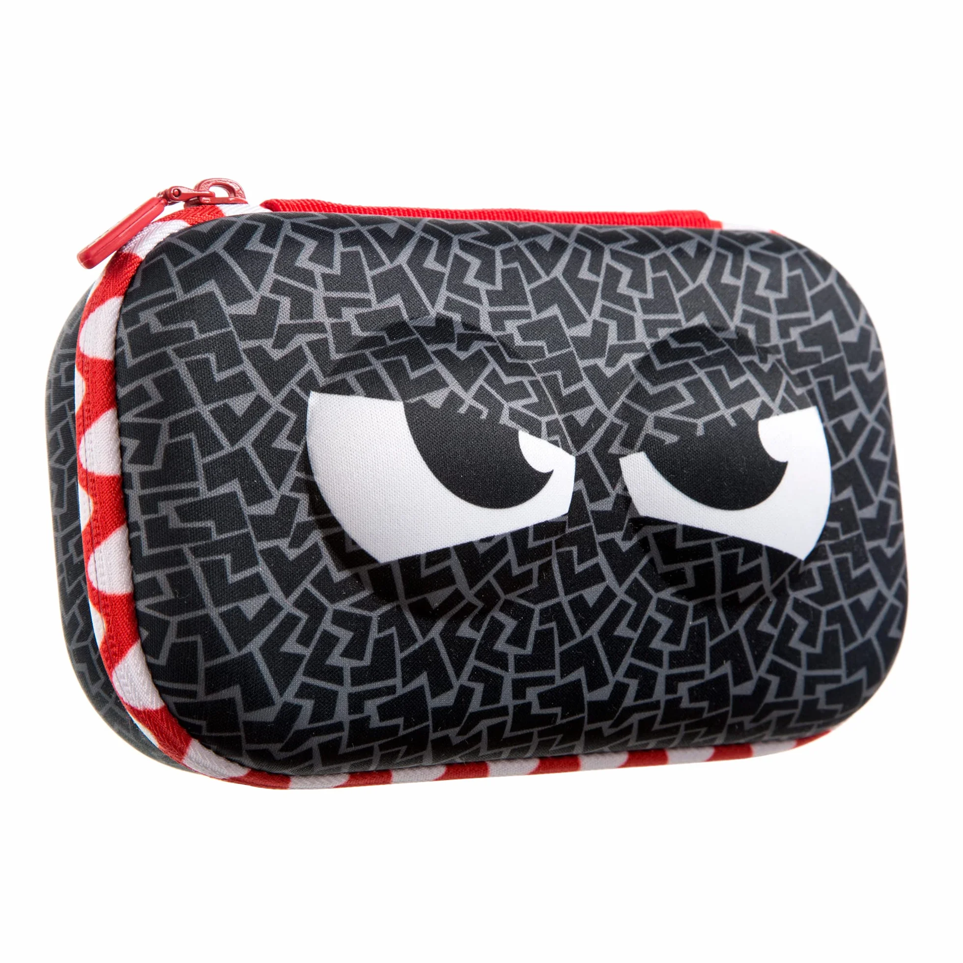 ZIPIT Wildlings Federmäppchen für Jungen, Großes Mäppchen für die Schule, Organizer-Etui für Kinder, Federmappe Schwarz