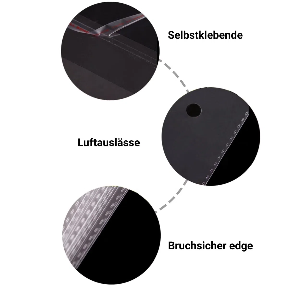 50 Stück Zellophanbeutel A3,Cellophantüten A3,Groß 32x44+4cm Flachbeutel Transparent A3 Selbstklebende für Kekse,Karten,Umschläge,Bilder,Kleider,Spielzeug