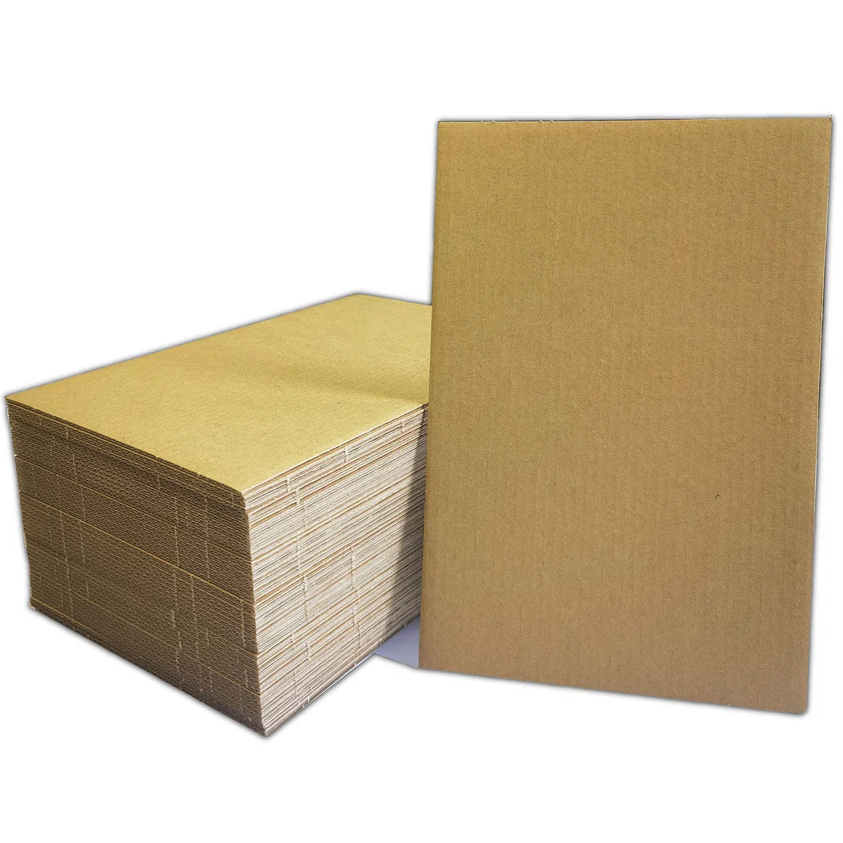 Wellpappe, Premium-Wellpappe, Braun, Kraftpapier, Trennblätter, flach für Versand, Versand, DIY-Dekor und Basteln. (22,9 x 30,5 cm, 50 Stück)