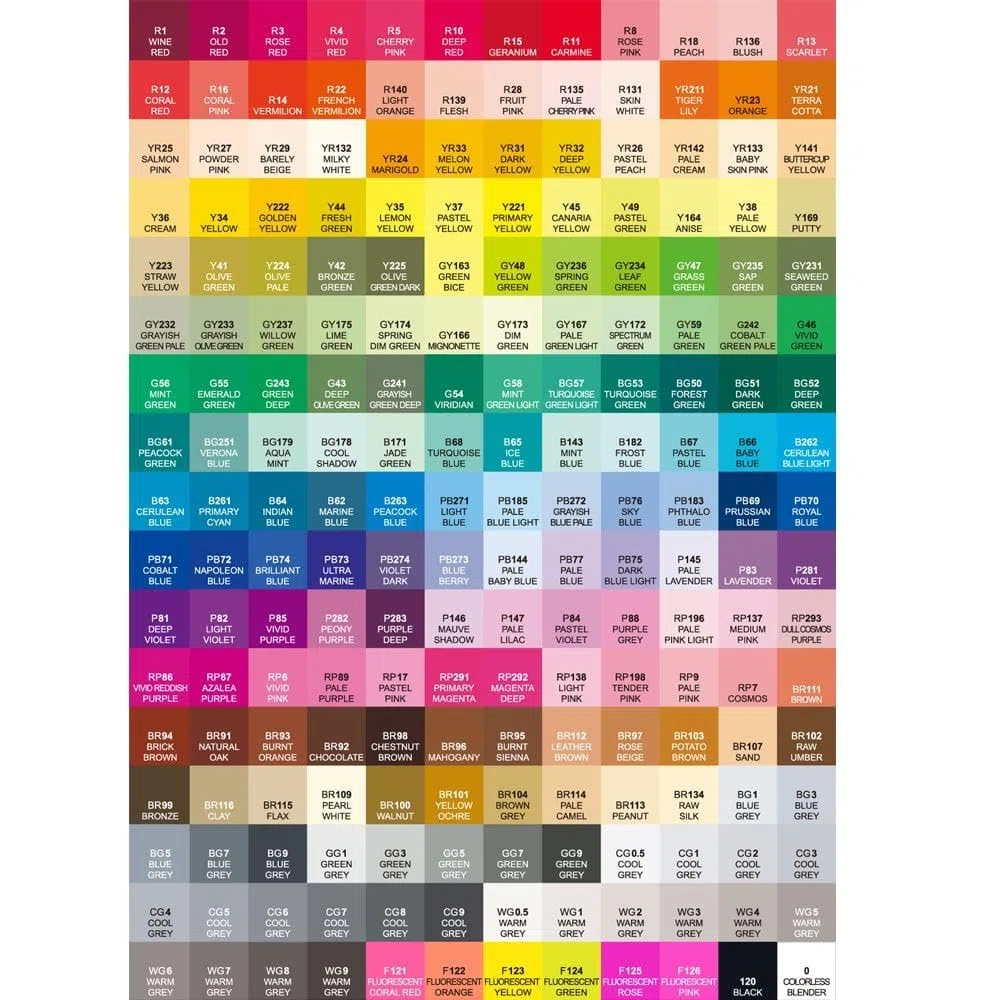 Touch Twin Marker 60er Set A Grafikmarker Designmarker