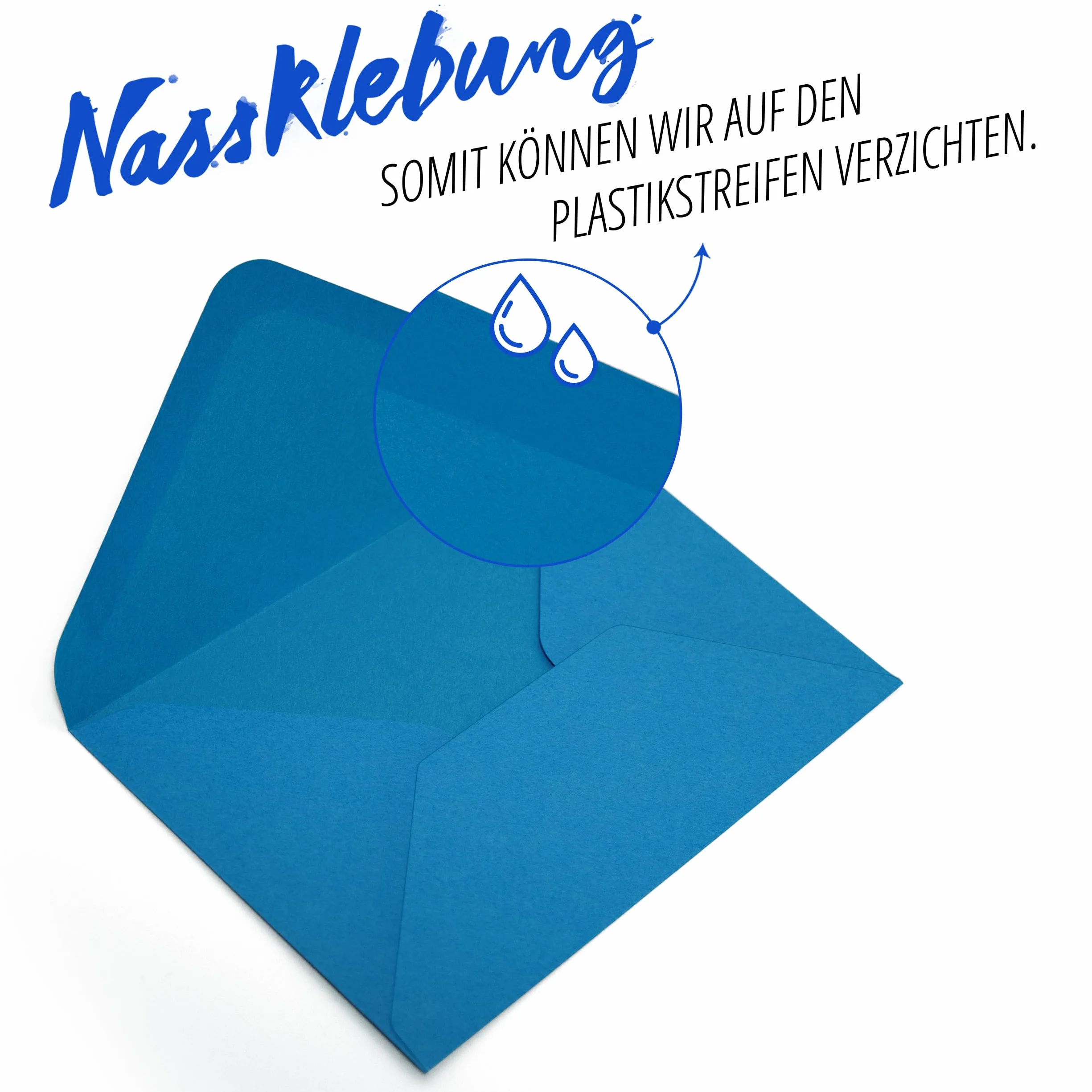 Japun – 50 farbige Briefumschläge im Set (2 x 25 Farben) aus Papier, Kuvert, Umschlag ohne Fenster - din C6-162 x 114 mm - 120 g/m² - bunt