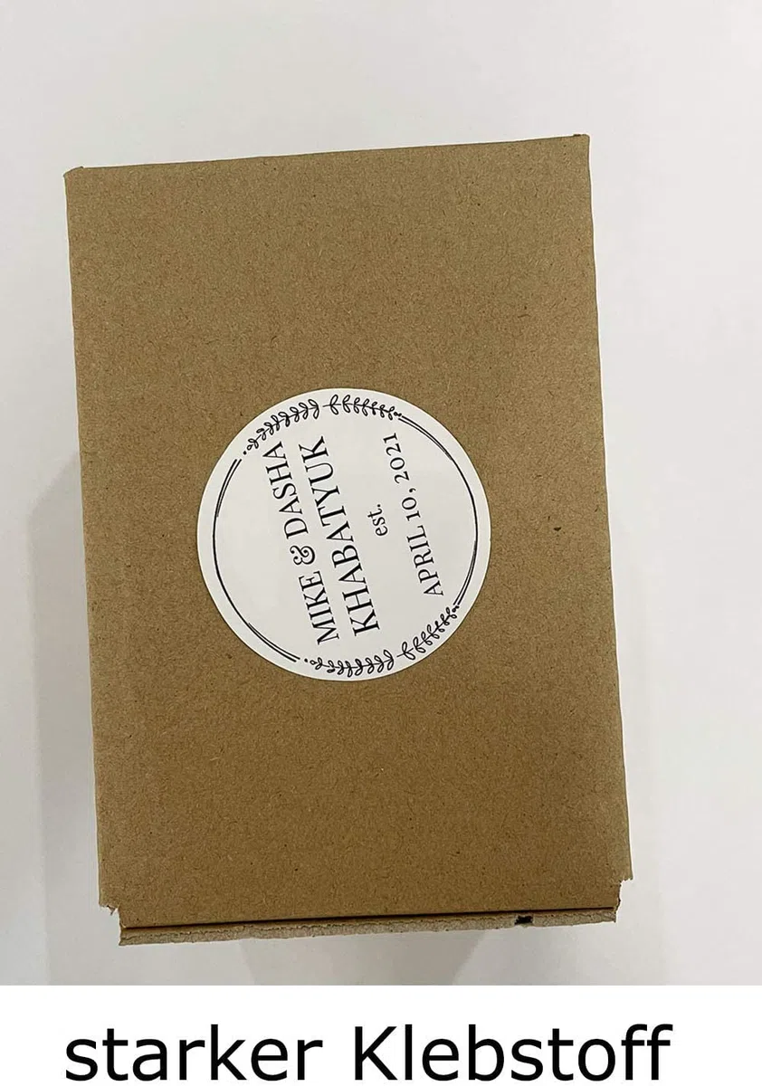 Personalisierte Aufkleber Individuell Etiketten Kleinbetrieb Wasserdicht Text Logo Bild (1000, 10x10cm Runden)