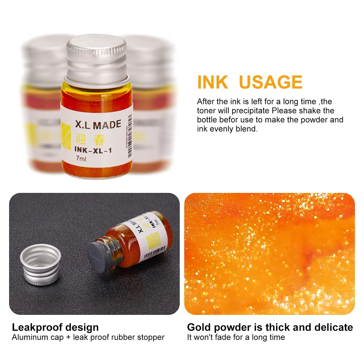 Glas Dip Pen Ink Set, kalligraphie tinte set, 12 bunten Tinten, Kaligraphie-Sets für Kunst, Schreiben, Unterschriften, Dekoration, Geschenk