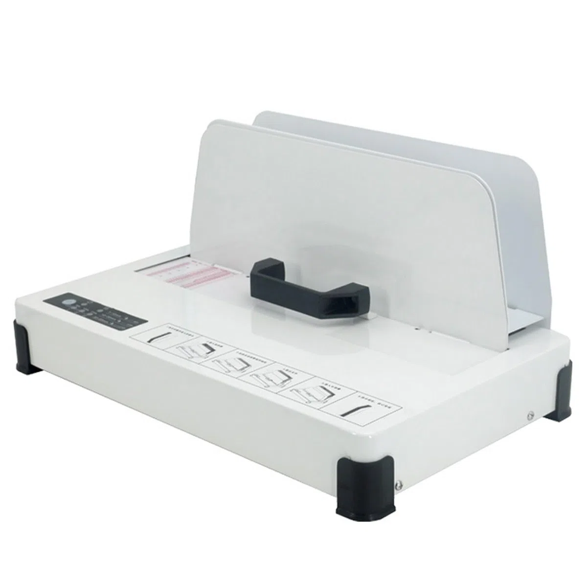 Heißschmelzbindegerät, elektrisches Kammbindegerät, 300 W, Desktop, A4-Bücher, Vertragsdokument, automatische Bindegeräte, 50 mm (480 Blatt Papier), manuelles Stanzen für Verträge D