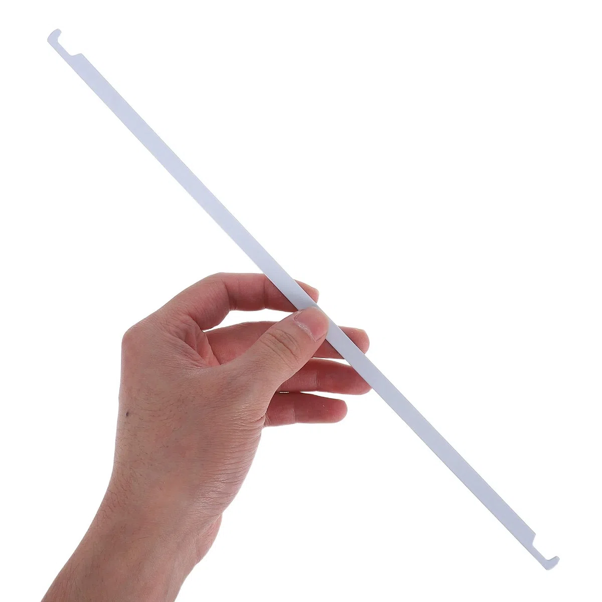 50 Stück Metall Hängeregisterleisten Weiß Robuste File Folder Frame Bars Langlebige Trennleisten für Büro Dokumenten Organizer Einfache Installation für Aktenrahmen