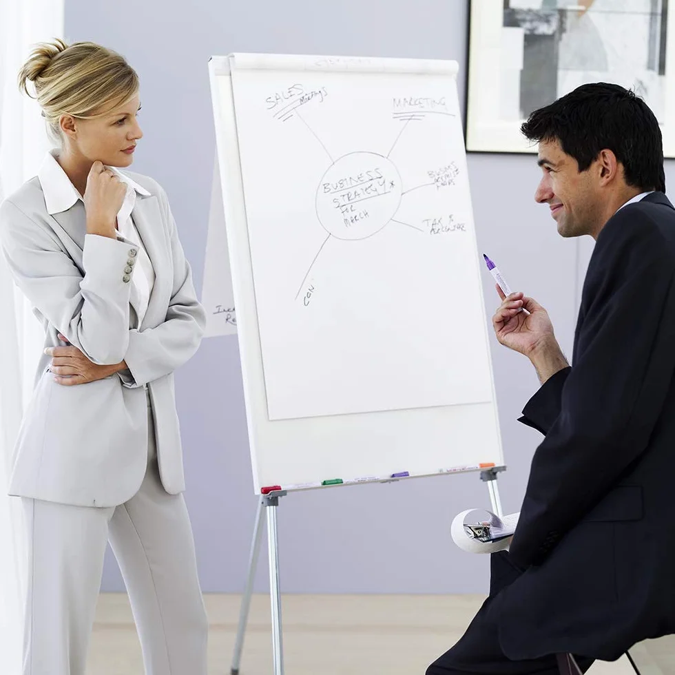 VIZ-PRO Standard Staffelei-Pads / A1 Flipchart-Papierpad, 841 x 594mm, 25 Blatt/Pad