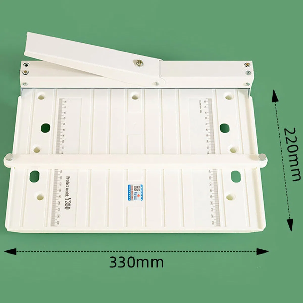 Manuelle Falzmaschine für A4/A3-Papier, präzise Anpassung mit Doppelskala, 0,8 mm Faltentiefe für Zuhause, Büro und Studenten