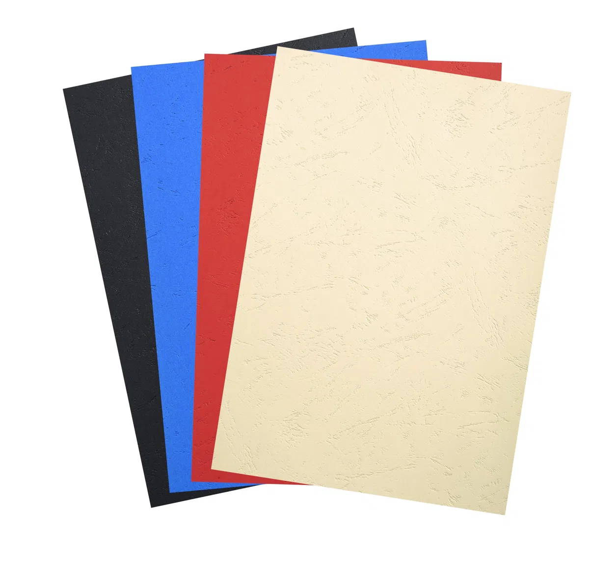 Exacompta 2789C 100er Pack Einbanddeckel DIN A4 für Bindesysteme Forever aus Recycling-Karton farbig sortiert. Geeignet zur Verwendung mit Serodo-Bindern, Kunststoffringen, Metallringen und mehr