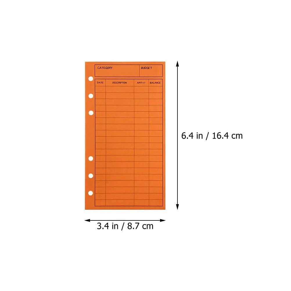 12 Stück Budget Umschläge Aus Farbigen Karton 16.4X8.7 Cm Budget Planer Zubehör Für Geldverfolgungsblätter Zuhause Büro Schule