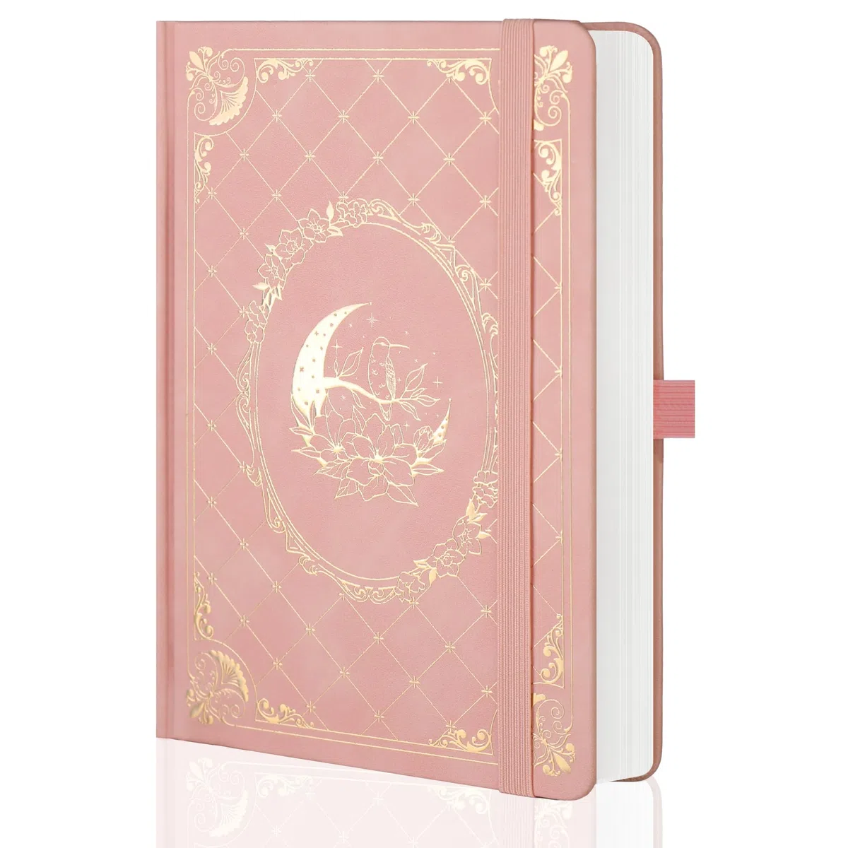 MGGAO Liniertes Notizbuch für Frauen und Männer, 320 Nummerierte Seiten, 100 g/m² Dickes Papier, A5-Hardcover Notizbücher zum Schreiben, College-liniert Notizbuch, für Schule, Reisen, Arbeit