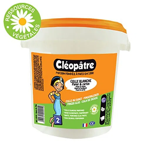 Cléopâtre - CB1K – Klebepaste Vorratstopf, 1 kg, Weiß