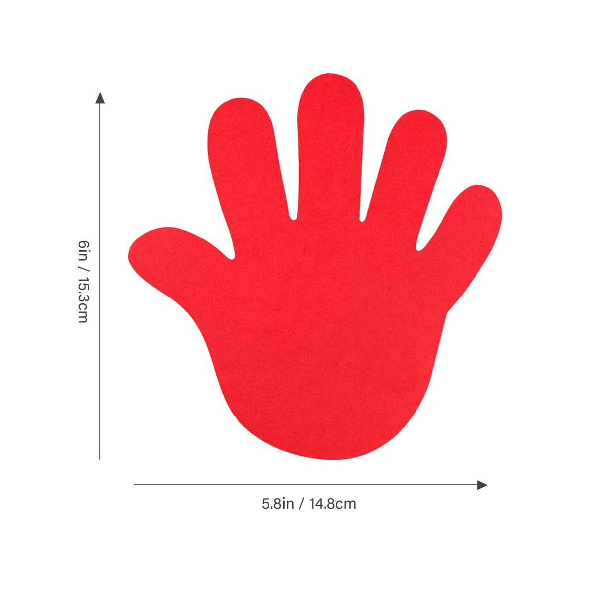 MAGICLULU Farbige Papierausschnitte Handform 72 Stück Kinder DIY Papierschnitt Kunstdekore Klassenzimmer Wanddekoration Für Schule Und Party